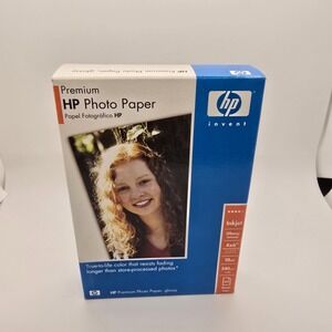 HP Photo Paper Glossy 4x6 10mil Premium 100 Sheets Inkjet New